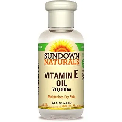 US Nutrition Sundown Naturals Vitamin E Oil 70000 IU - 2.5 Oz Pack Of 2 • $39.99