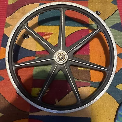 Vintage 20  MORRIS ROVAN MAG Front Wheel • Black • Aluminum. (NJ) • $225