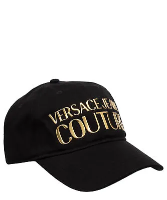 Versace Jeans Couture Baseball Cap Men E76GAZK32-EZG207_EG89 Black Cotton • $65.03