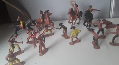 Cowboys And Indians Toys Play Figures Including Four Horses And 16 People  • £9.99