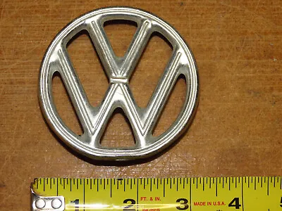 $49.99 • Buy 1953-59 O.G. Used VW Volkswagen Oval Type 1 Bug 4-tab Hood Ornament Emblem