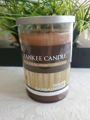 Yankee Candle Limited Wood Edition White Sandalwood 20 Oz NEW Discontinued  • £58.38