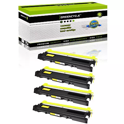 4PK TN210 Yellow Toner For Brother MFC-9120CN MFC-9125CN MFC-9320CN MFC-9325CW • $52.39