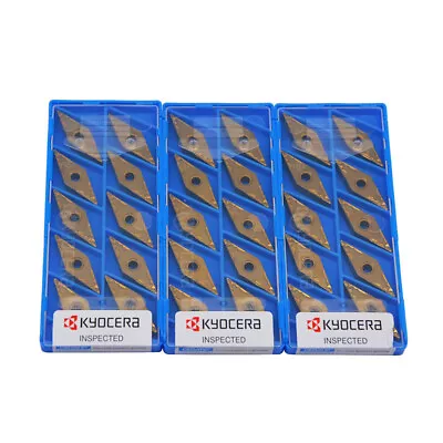 Kyocera VNMG160404HQ VNMG331HQ CA5525 CNC Carbide Insert 30pcs • $89.80