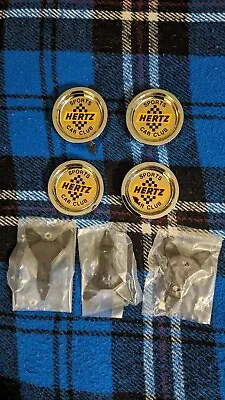 4 New Hertz Rent-a-Racer Magnum 500 Center Caps GT350-H Sports Car Club Shelby • $79.99