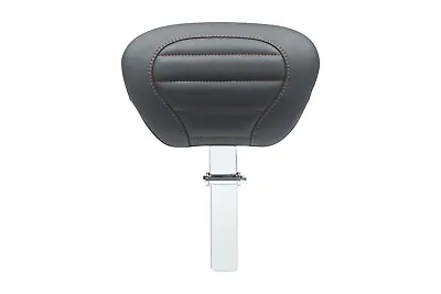 Mustang 79012AB Deluxe Touring Driver Seat Backrest Post & Pad Harley FLH 08-21 • $295