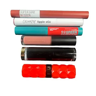 Lipstick Lot Milani Colour Pop Maybelline Revlon EM Costmetics Blush Stix Crayon • $14.95