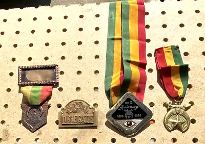 Vintage Fraternal Masonic Shriner Medals Lot • $9.99