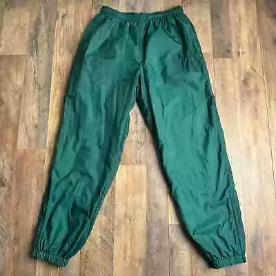 Vintage 80s Adidas Track Pants Men's Large Green Athletic Training Fitness 4248 • $59.99