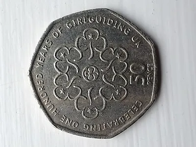2010 50p Girl Guides Celebrating 100 Years  • £380