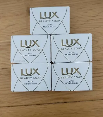 £3.20 • Buy  SOAP LUX 5 X 15g GUEST B&B TRAVEL OVAL WHITE WITH MOISTURISER  SHOWER HOTEL