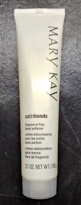 Mary Kay Satin Hands Fragrance Free HAND SOFTENER  2.1 Oz. Full Size New • $11.95