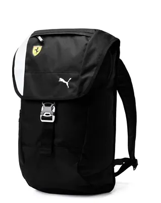 $101.15 • Buy Puma Scuderia Ferrari Fanwear Backpack Bag Black / White BNWT 075774-02