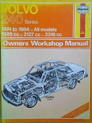 Volvo 240 Haynes Manual (1974-1984 Models) • $4.96