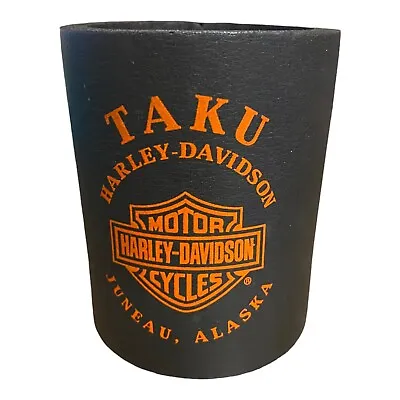 Harley Davidson Can Koozie Juneau Alaska Taku Foam • $5.99