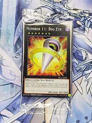 Yugioh - Number 11: Big Eye - Battles Of Legend: Chapter 1 BLC1-EN001 NM Sealed • $6