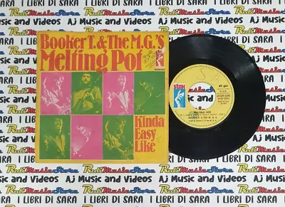 *LP 45 7  BOOKER T.& THE M.G. 'S Melting Pot Kinda Easy Like 1971 Italy STAX(QSB5) • £3.38