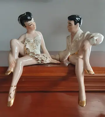 Mid Century Ceramic Arts Studio Greg And Grace Ballet Shelf Sitters • $80