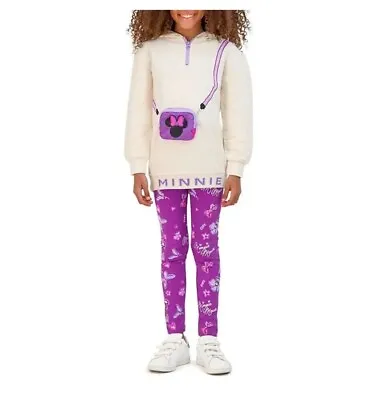 Disney Minnie Mouse Licensed Girls Hoodie And Jogger Set Size Small 6/7 • $15.19