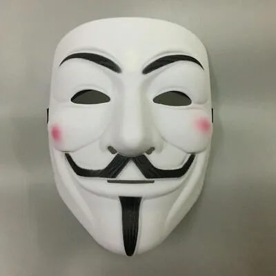 V For Vendetta Mask Guy Fawkes Anonymous Hacker Halloween Cosplay Party Props • $3.03