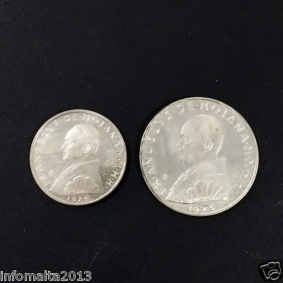 1976 Smom Knights Of Malta Original Silver Coin Set Lot Of 2 RARE • $120