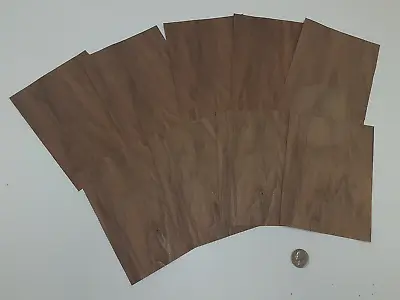 1 Lot Of 9pcs Flat Cut Walnut Raw Veneer Shorts Lot #248 • $15.49