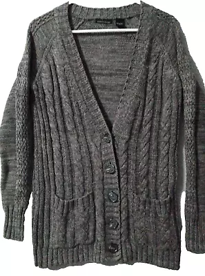 MODA International Women's Gray Cardigan Sweater Size XS • $12.80