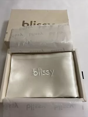 Blissy Silk Pillowcase 100% Pure Mulberry Silk-22 Momme Queen  New In Box • $49.99