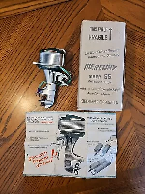 Vintage K&O Mercury Thunderbolt Mark 55 Toy Outboard Boat Motor With BOX • $1099