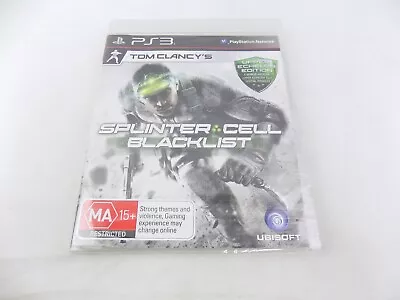 Brand New And Sealed Playstation 3 Ps3 Tom Clancy's Splinter Cell Blacklist U... • $151.20