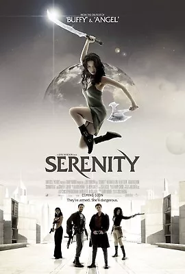 2005  Serenity  Firefly Summer Glau Scifi Print Promo Poster Film Wall Decor • $16.99