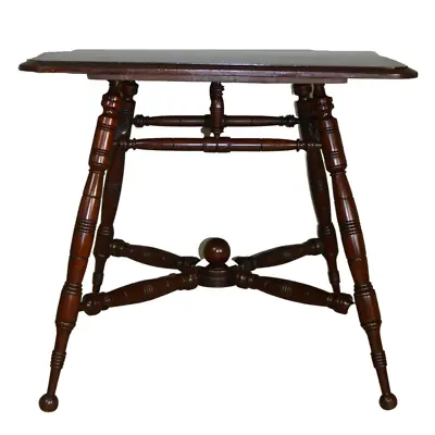 Antique Kitchen Table Antique Oversize Parlor Stand Small Dining Table #17120 • $325
