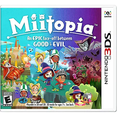 Miitopia: An Epic Face-Off Between Good & Evil - Nintendo 3DS Factory Sealed • $40.90