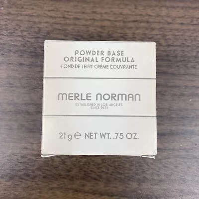 Merle Norman Porcelain Powder Base Original Formula 21 G / .75 Oz • $22.84