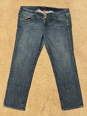 $29.99 • Buy Women's Free Style Revolution Dark Blue Skinny Jeans Denim Pants Plus Size 24