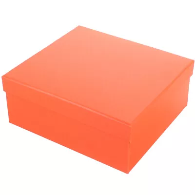 Large Hat Box Gift Container With Lid - Decorative Presentation Box • $21.09