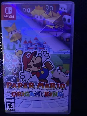 Paper Mario The Origami King Game In Case! Nintendo Switch! • $31.99