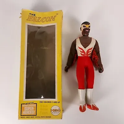 Vintage 1974 Mego Marvel World's Greatest Falcon 8-Inch Figure - READ COND. • $250
