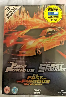 The Fast And The Furious/2 Fast 2 Furious/The Fast And The Furious  Tokyo Drift  • £39.99