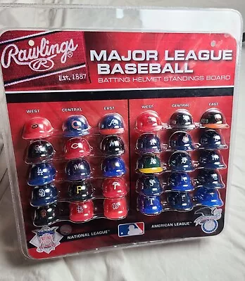 Major League Baseball Mini Batting Helmet Standing Board (Rawlings)  NEW • $49.99