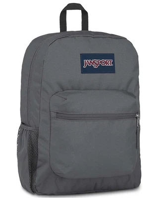 £29.99 • Buy JANSPORT Cross Town Backpack/Schoolbag Deep Grey 26L JS0A47LW5L8 FREE DELIVERY
