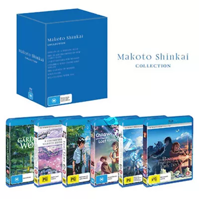 The Makoto Shinkai Collection NEW Blu-Ray 6-Disc Box Set Makoto Shinkai • $97.99