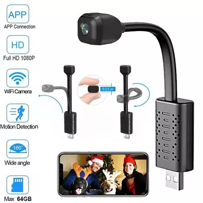 Camaras Espias Con Audio Y Video WiFi Inalambricas Para Seguridad De Casas Carro • $27.99