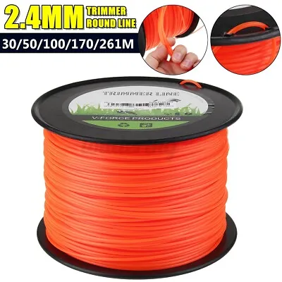 £7.99 • Buy 2.4mm Orange Round Nylon Cord Strimmer Line Wire Brushcutter Trimmer For Stihl