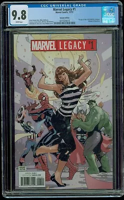 MARVEL LEGACY #1 (Marvel Comics 2017) DODSON Party Variant Cover CGC Graded 9.8 • $79.99