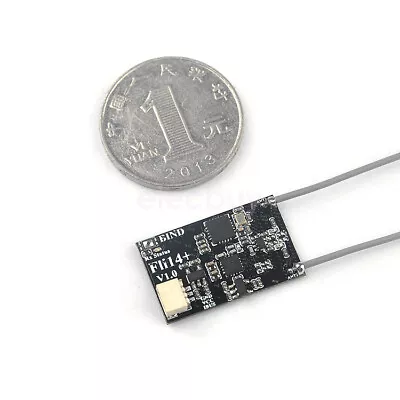 Fli14+14CH Mini Receiver Compatible Flysky AFHDS-2A W/ PA OSD RSSI Output • $10.80