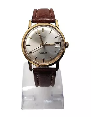 Timor Vintage Watch Incabloc Swiss 17 Jewel Mens Vintage 50s Working 36mm  • $165