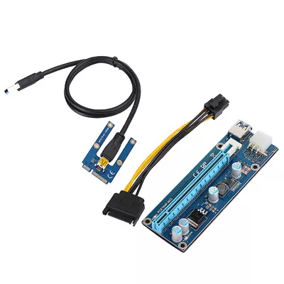 Mini PCI-E To PCI Express16x Extender Riser Adapter With Power Cord For NGF • $12.34