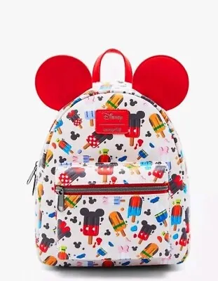 Loungefly Disney Mickey Mouse & Friends Popsicle Mini Backpack New • $69.99