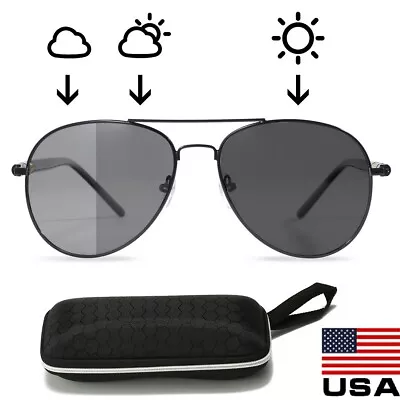 Mens Premium Ultraviolet Aviator Sunglasses Military Pilot Polarized Sunglasses • $8.44